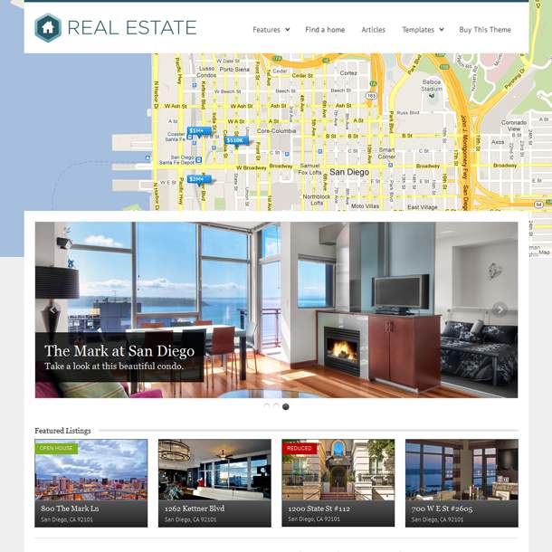 WP Pro Real Estate 3 - theme wordpress immobilier