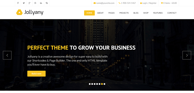 JollyAny - Theme WordPress Business & Entreprise