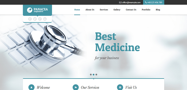 Panacea : Theme WordPress Medical
