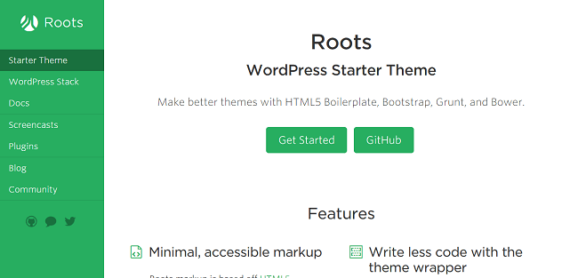 Roots : WordPress Starter theme