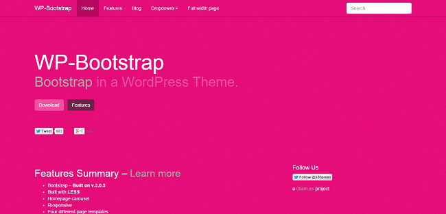 WordPress Bootstrap - Starter theme