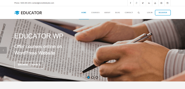 Educator WP - LMS WordPress Theme