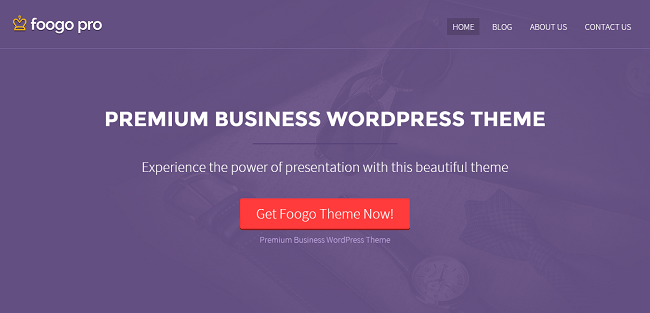 Foogo Pro : Premium Business WordPress Theme